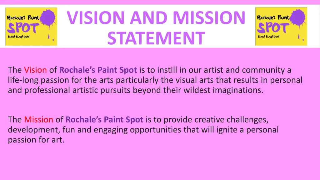 vision and mission statement