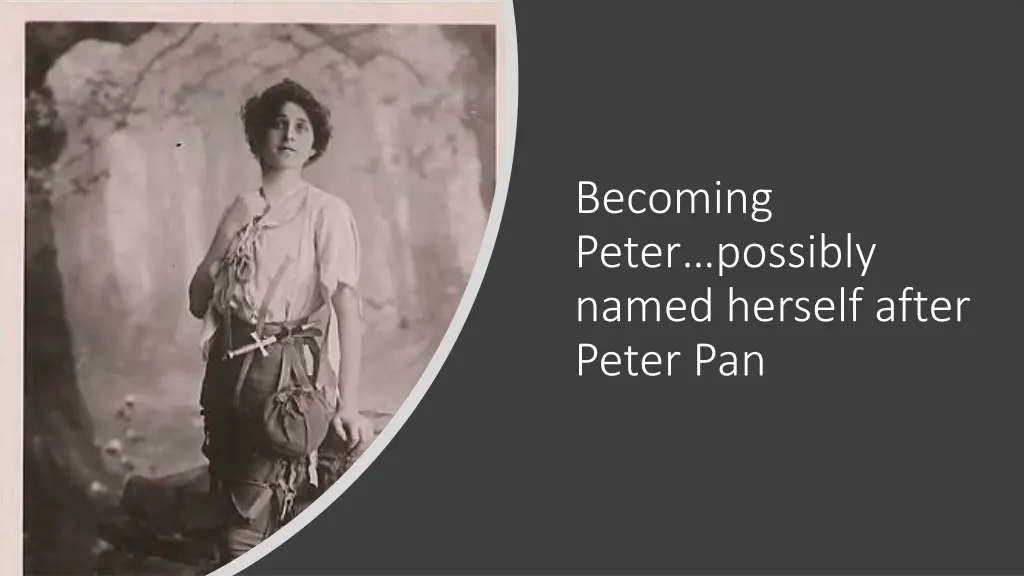 becoming peter possibly named herself after peter