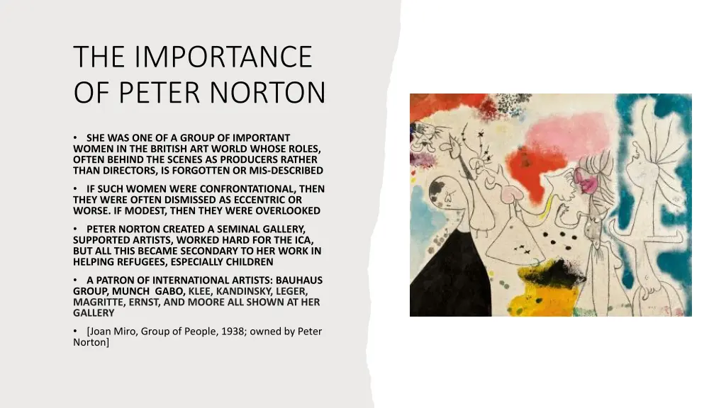 the importance of peter norton