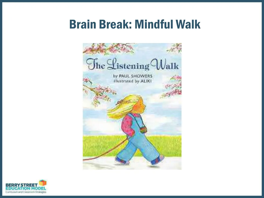 brain break mindful walk