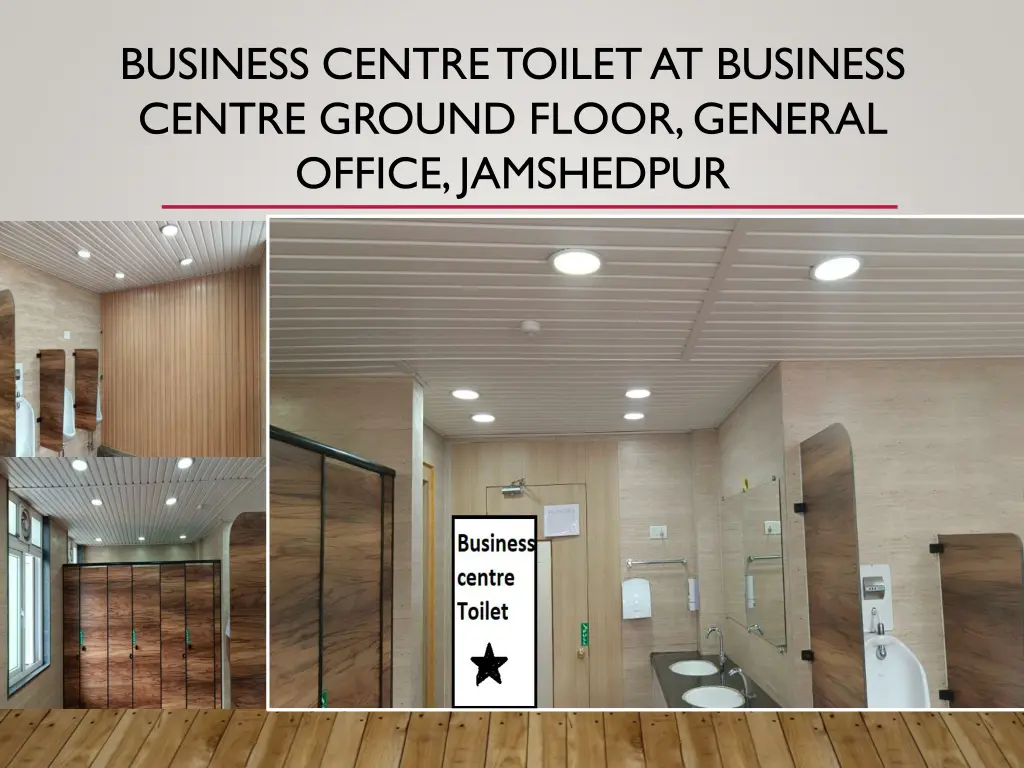 business centre toilet at business centre ground