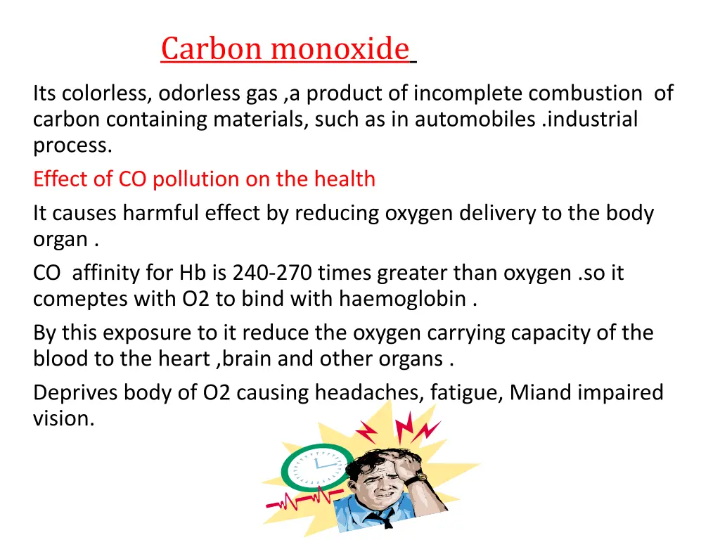 carbon monoxide