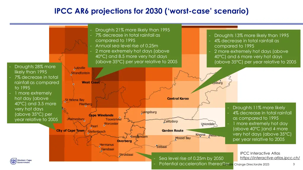 ipcc ar6 projections for 2030 worst case scenario