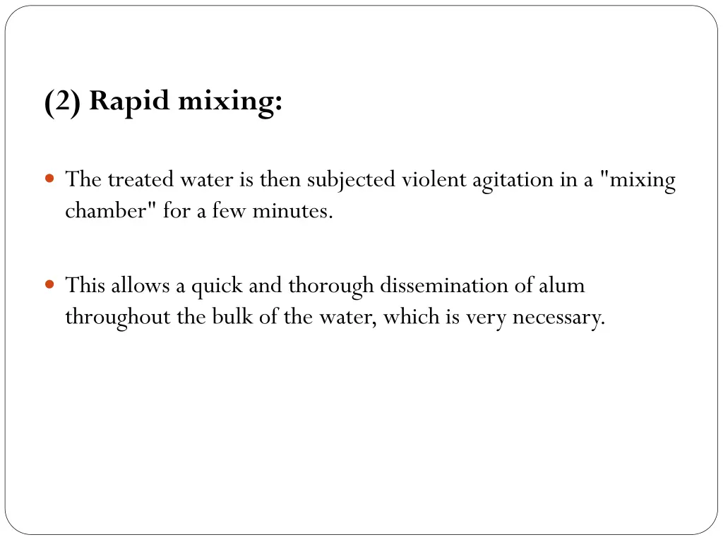 2 rapid mixing