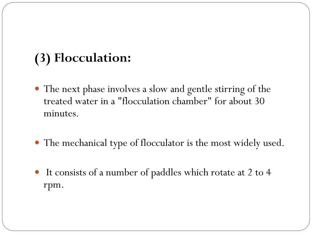 3 flocculation