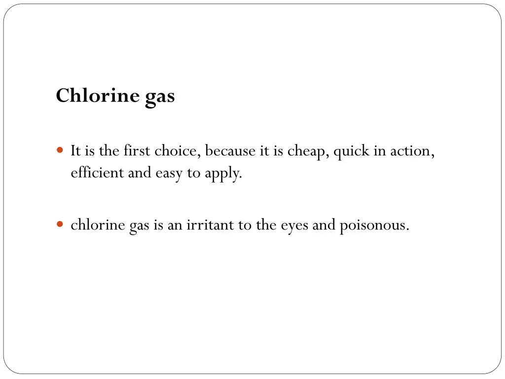 chlorine gas