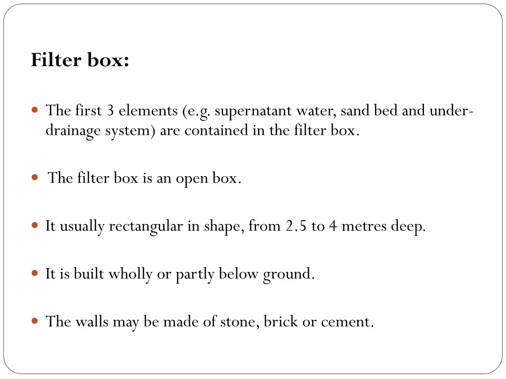filter box