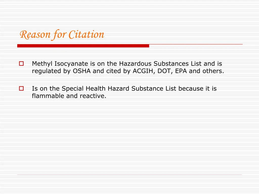 reason for citation