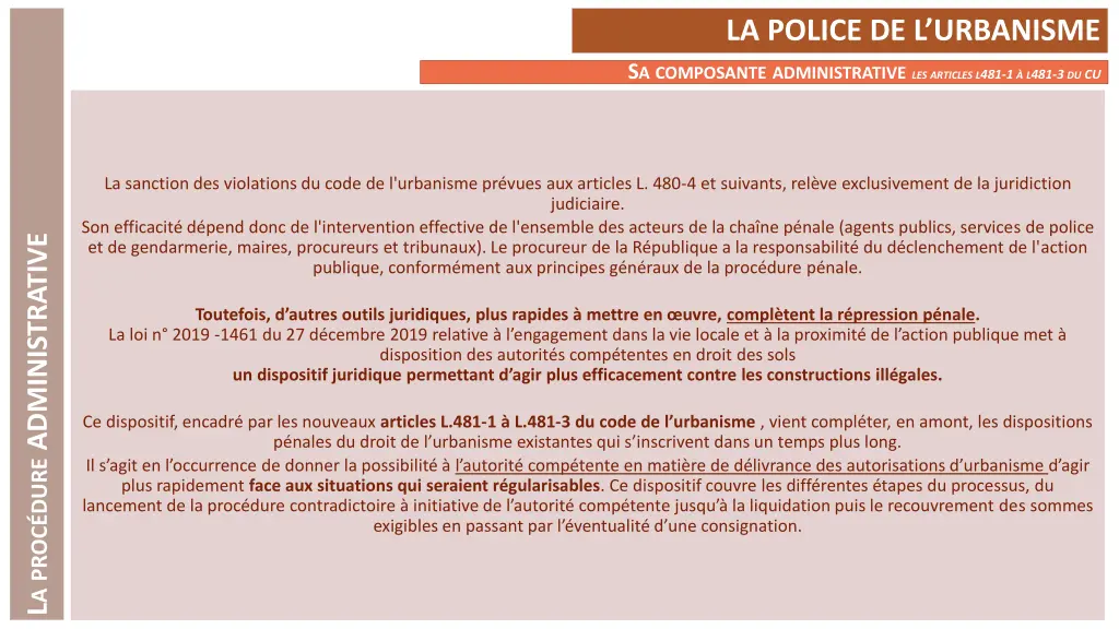 la police de l urbanisme 4