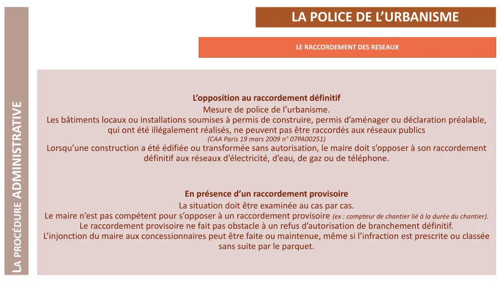 la police de l urbanisme 9