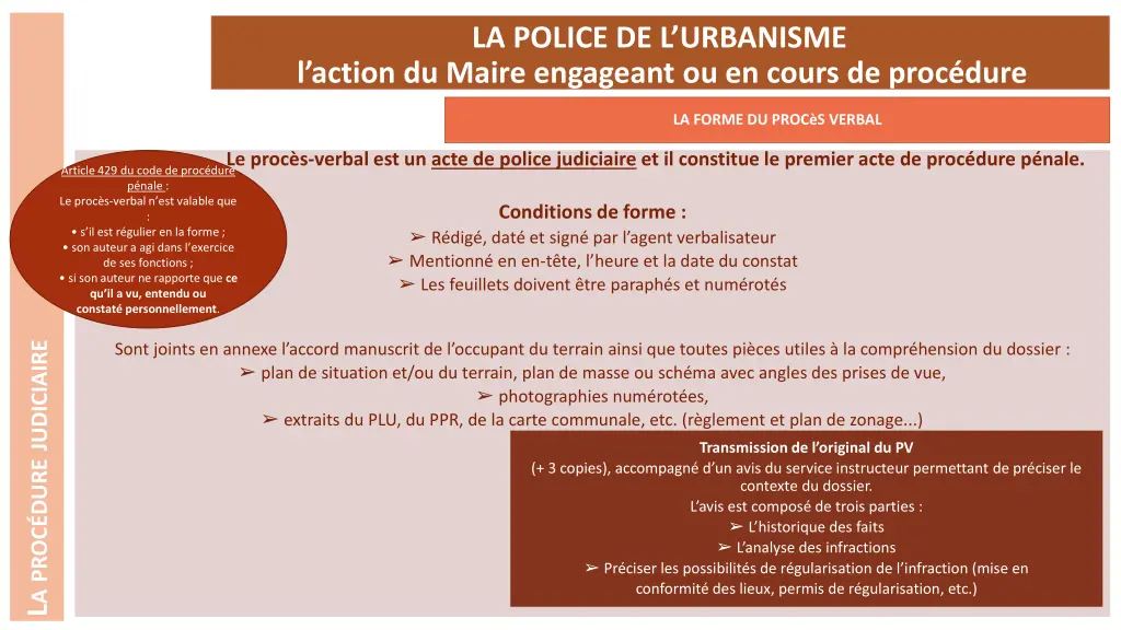 la police de l urbanisme l action du maire 1