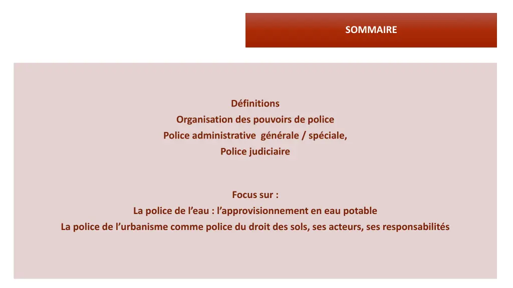 sommaire