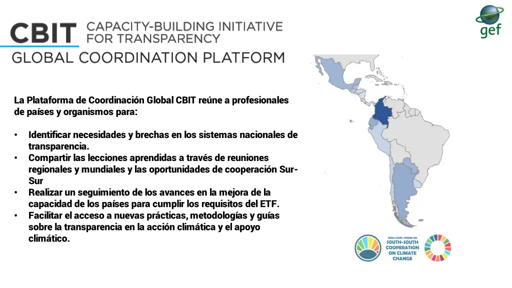 la plataforma de coordinaci n global cbit