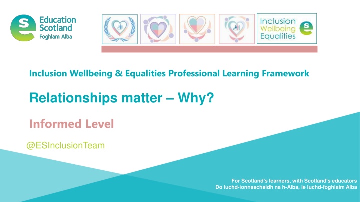 inclusion wellbeing equalities professional