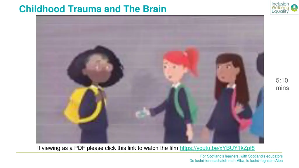 childhood trauma and the brain