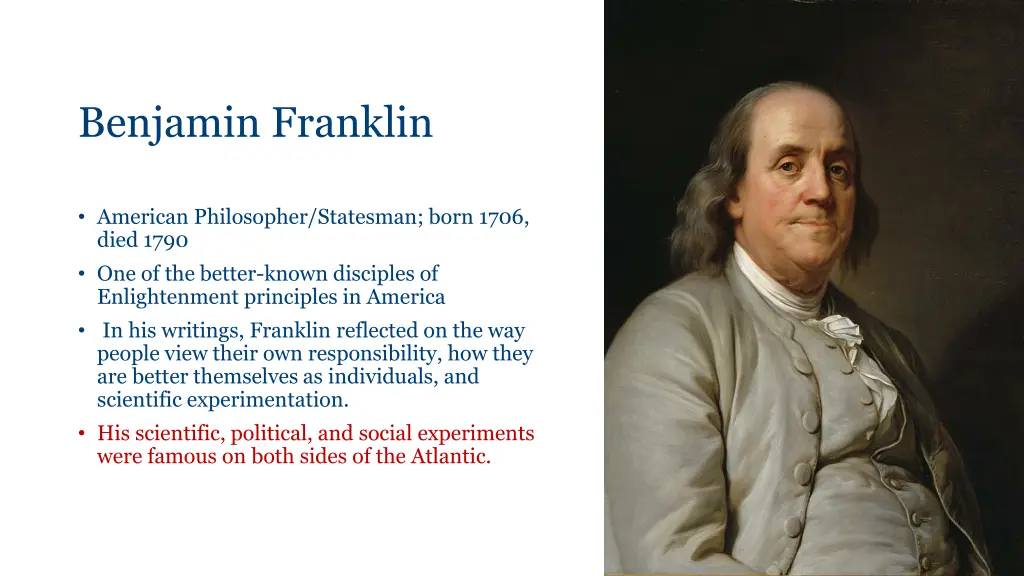 benjamin franklin