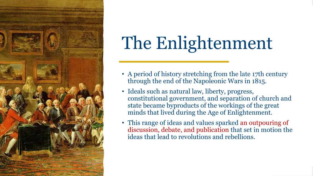 the enlightenment