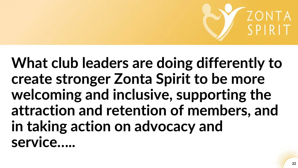 what club leaders are doing differently to create