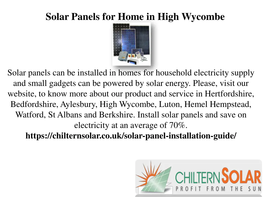 solar panels for home in high wycombe