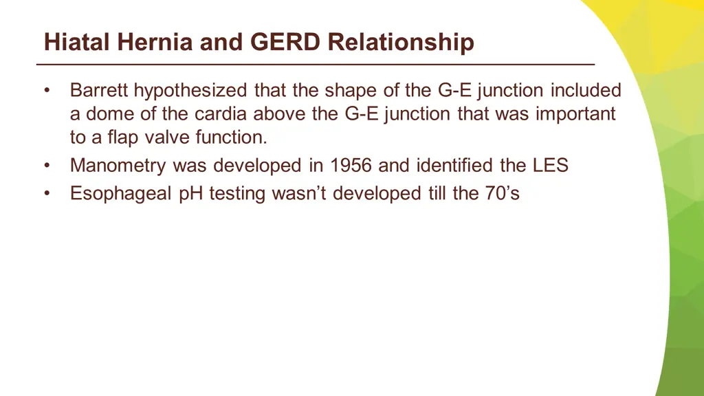 hiatal hernia and gerd relationship