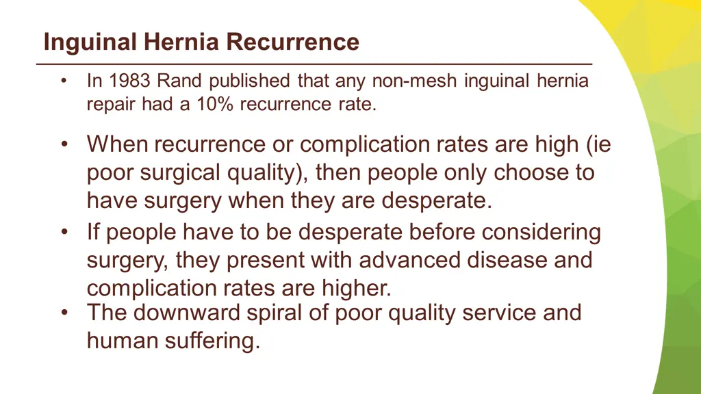 inguinal hernia recurrence