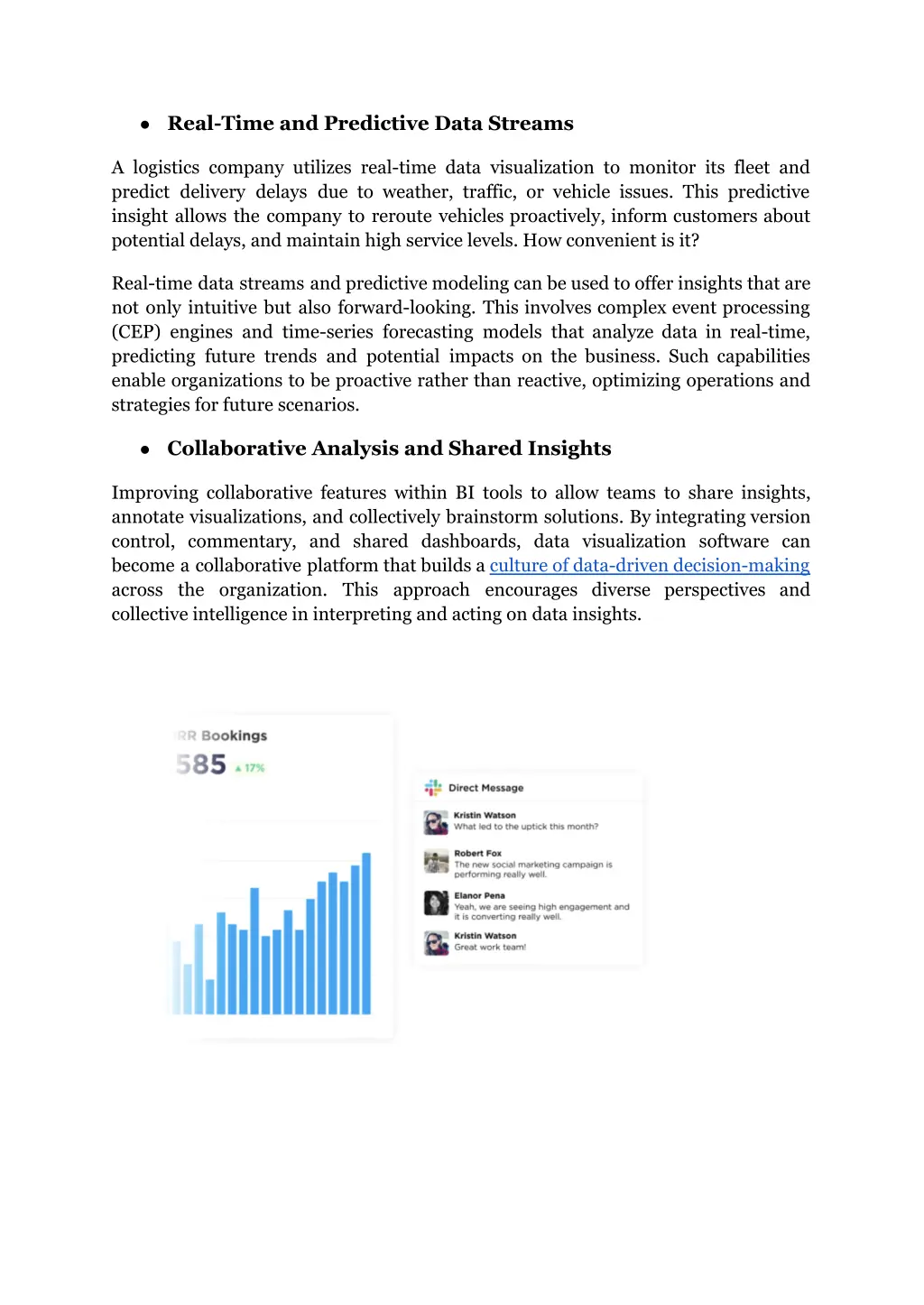 real time and predictive data streams