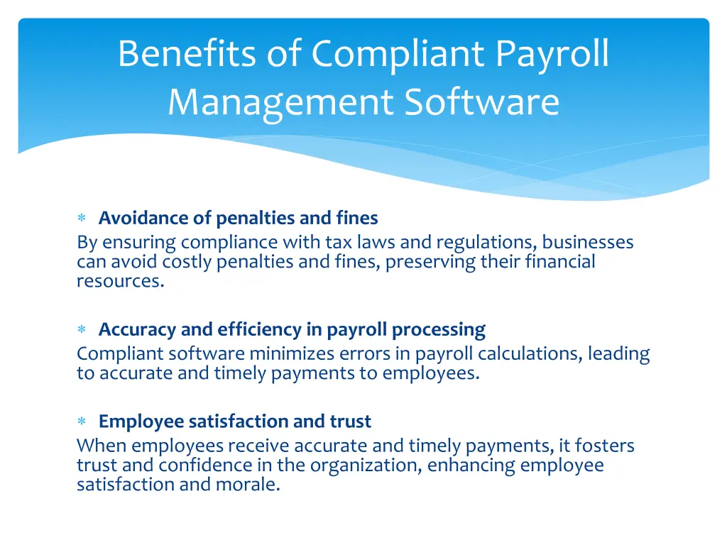 benefits of compliant payroll management software