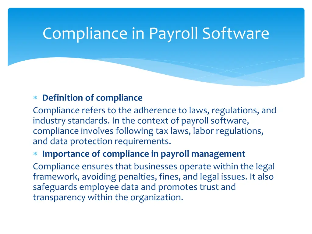compliance in payroll software