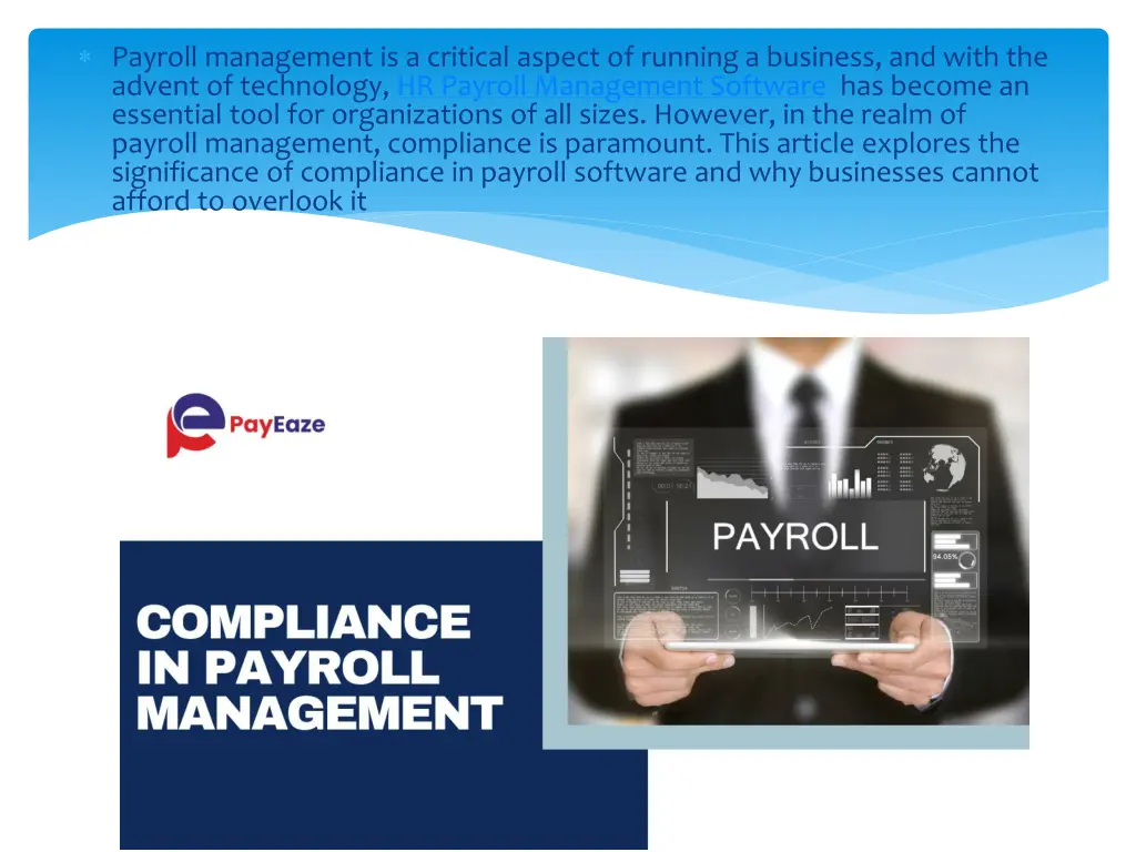 payroll management is a critical aspect