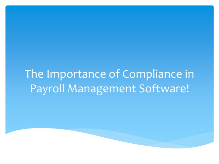 the importance of compliance in payroll