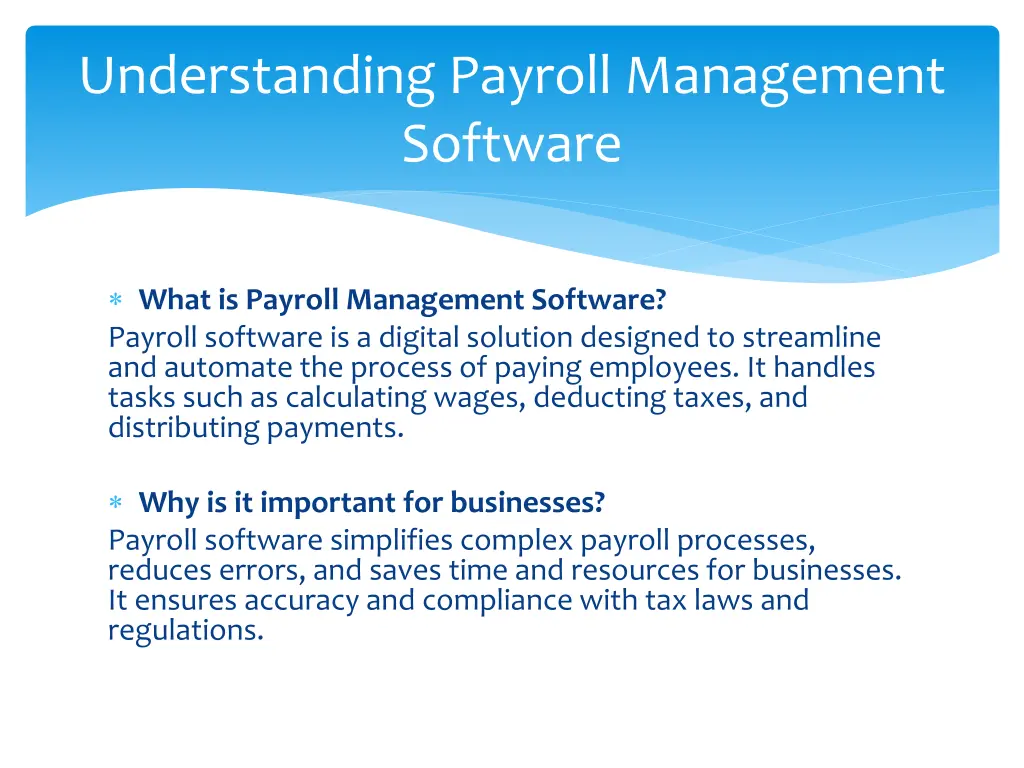 understanding payroll management software