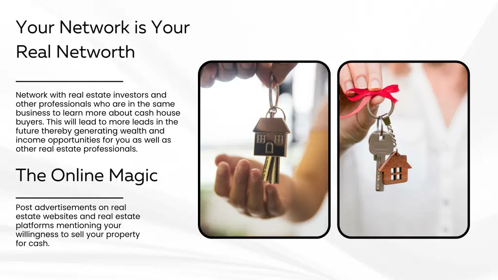 network with real estate investors and other