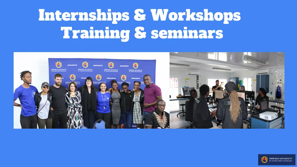 internships workshops training seminars