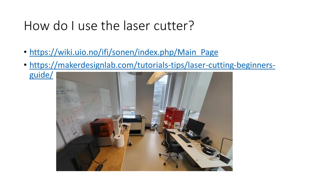 how do i use the laser cutter