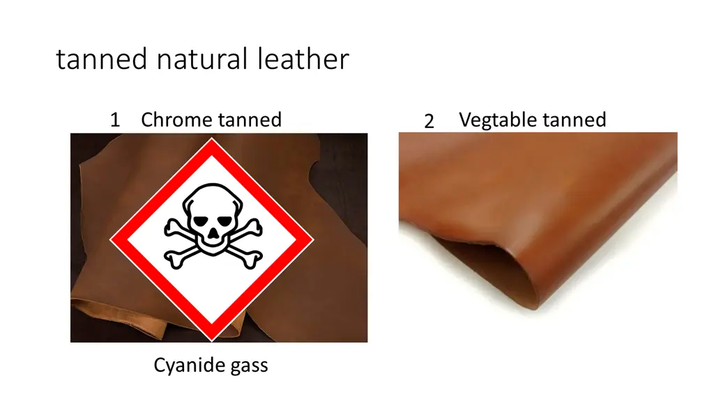 tanned natural leather