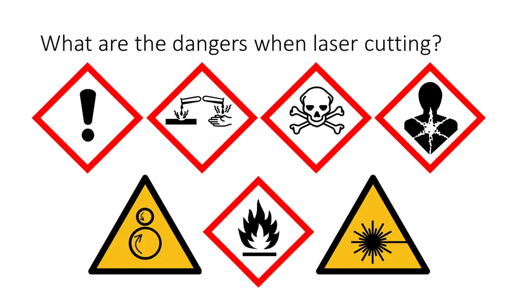 what are the dangers when laser cutting