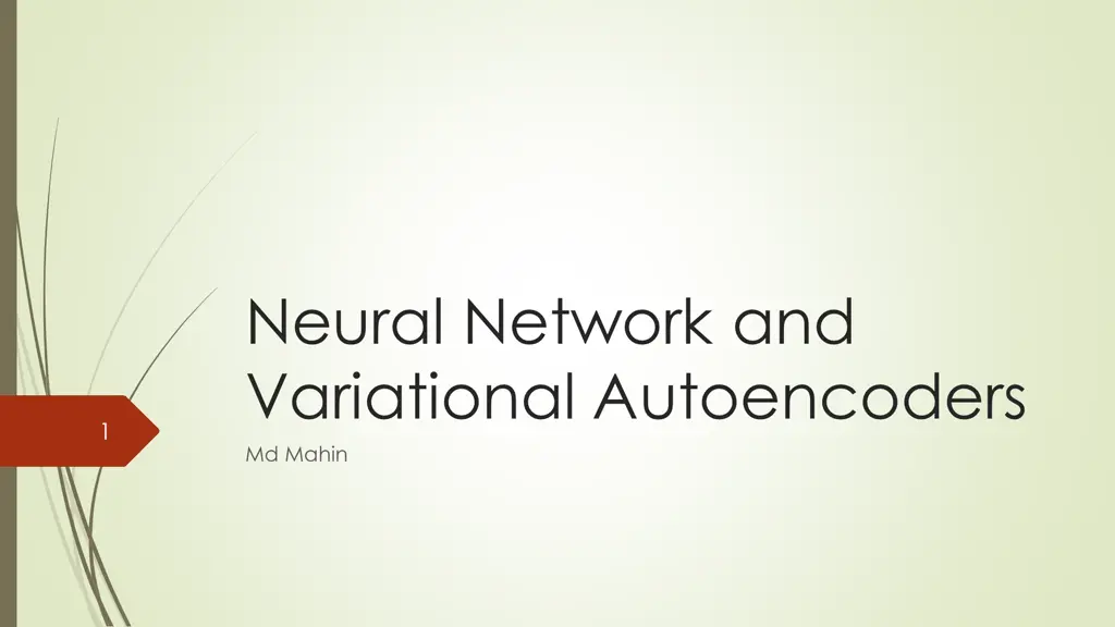 neural network and variational autoencoders