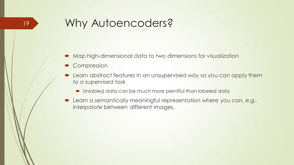 why autoencoders