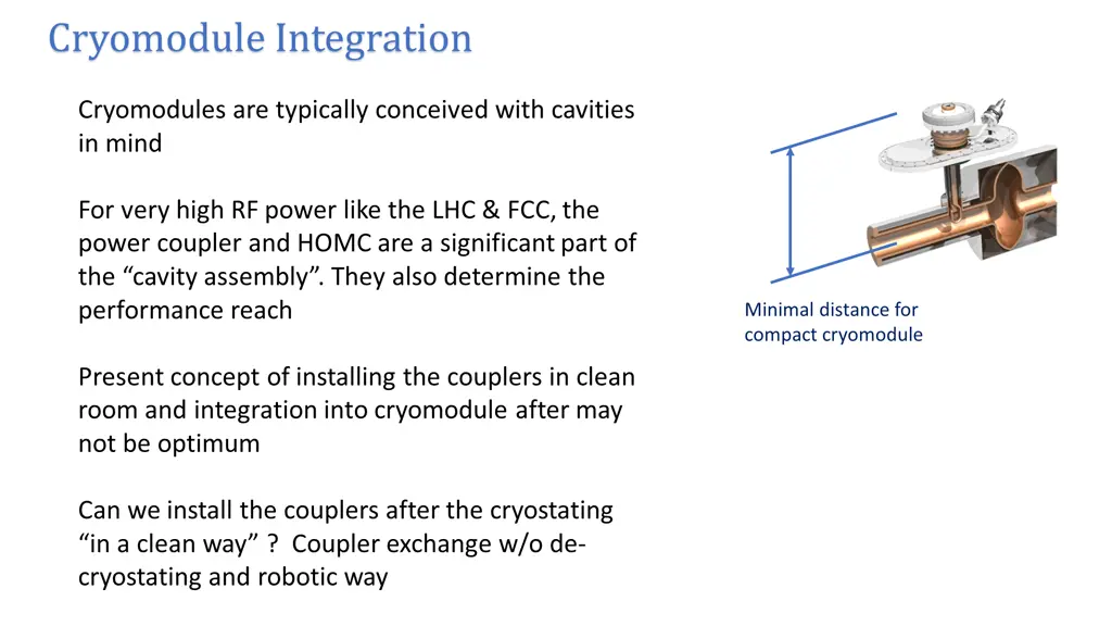 cryomodule integration