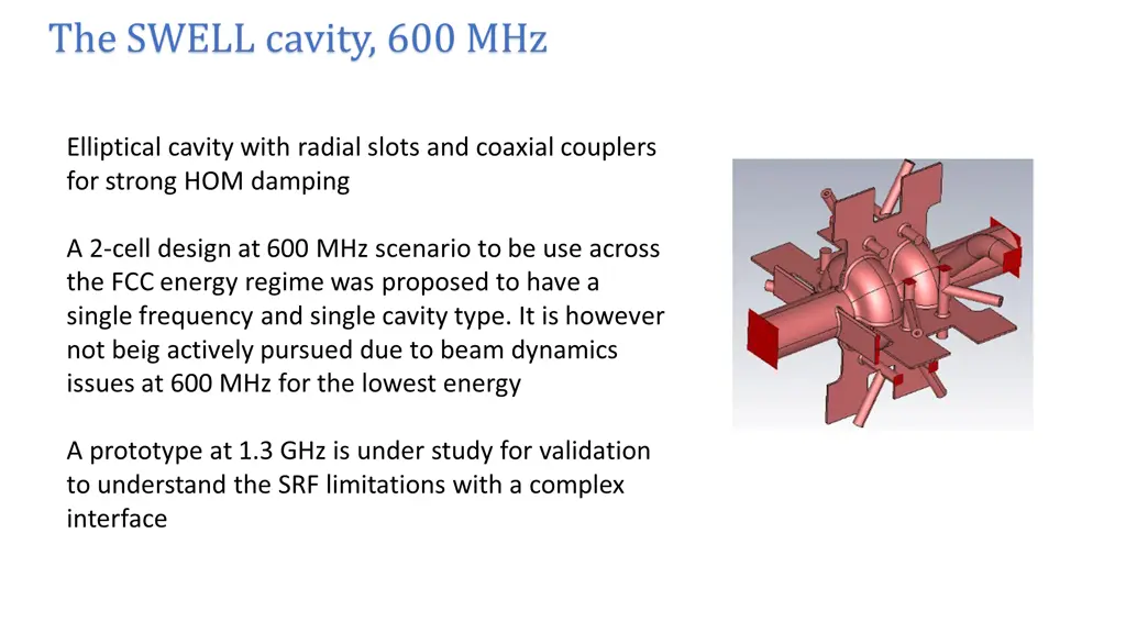 the swell cavity 600 mhz