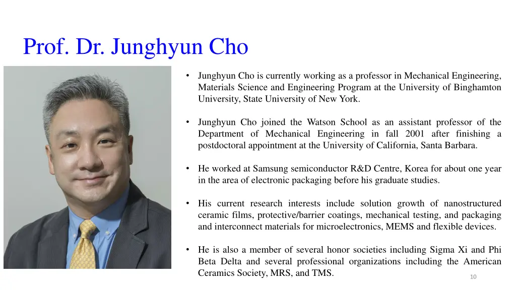 prof dr junghyun cho