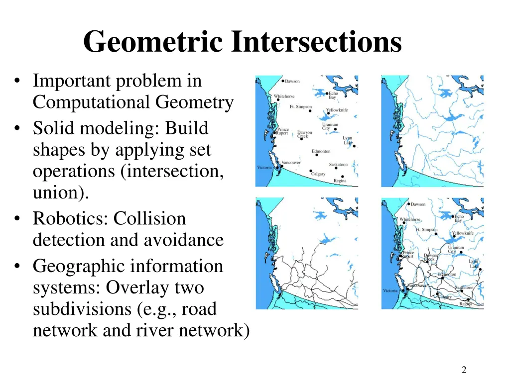 geometric intersections