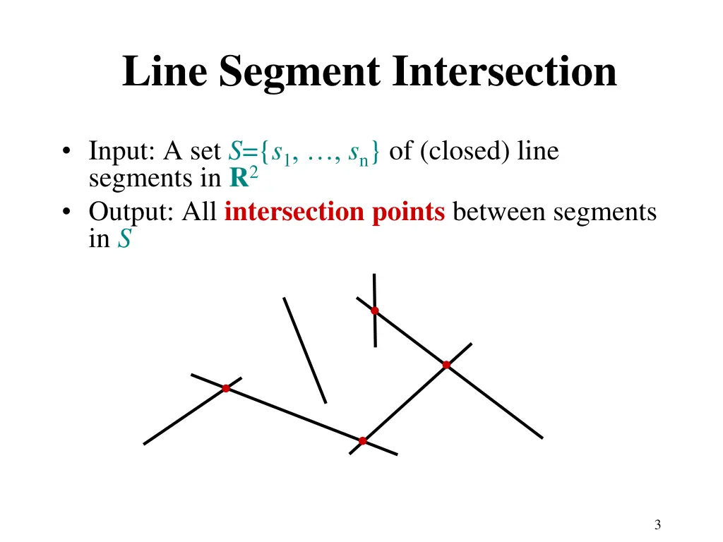 line segment intersection 1