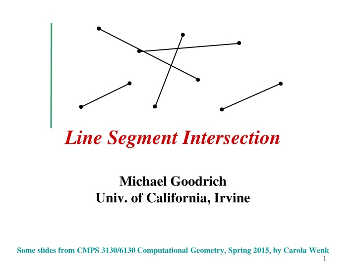 line segment intersection