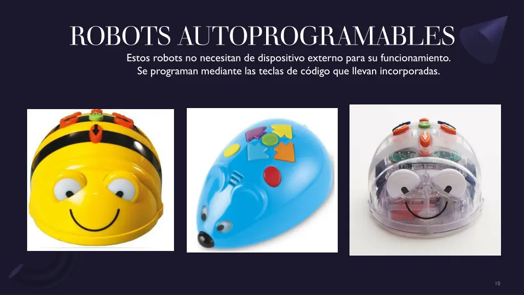 robots autoprogramables estos robots no necesitan