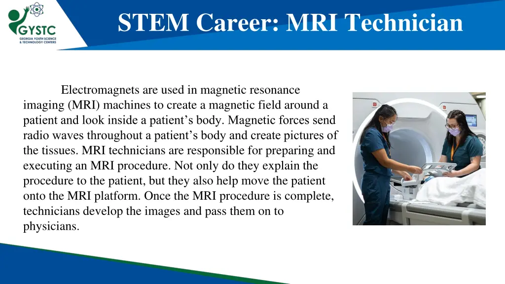 stem career mri technician