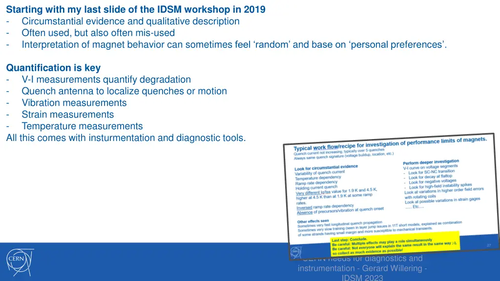 starting with my last slide of the idsm workshop 1