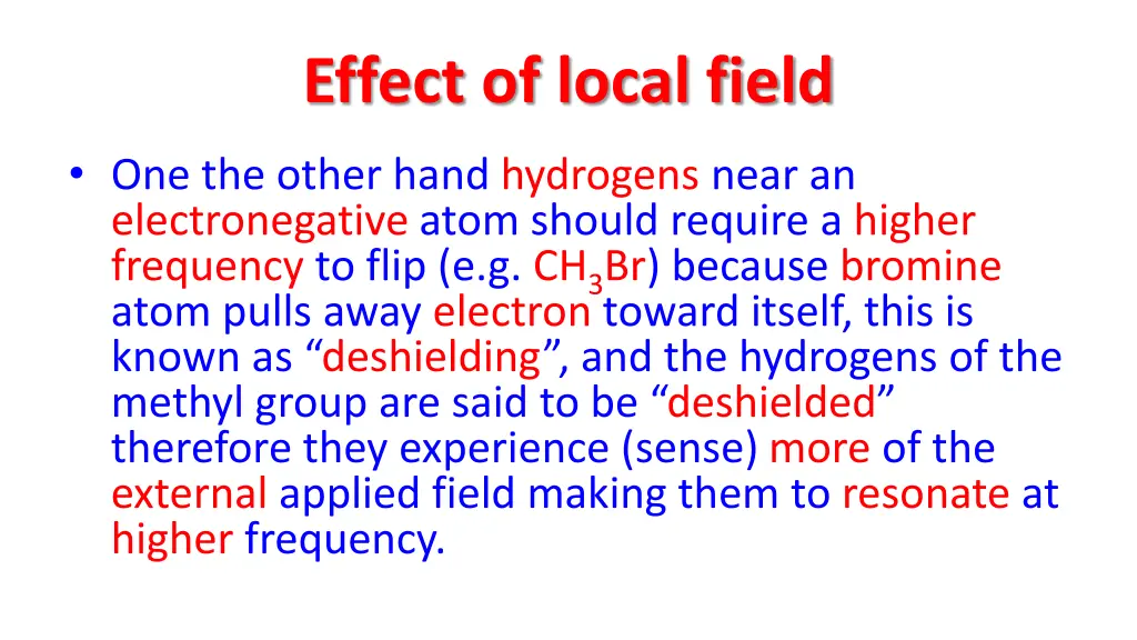 effect of local field 2