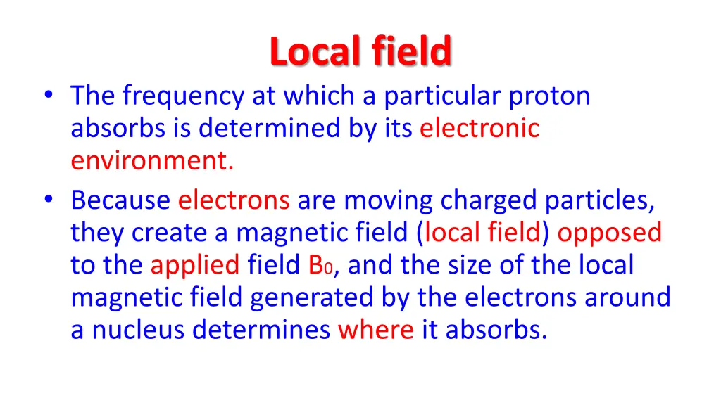 local field