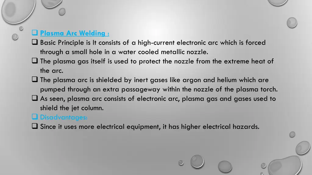 plasma arc welding basic principle is it consists